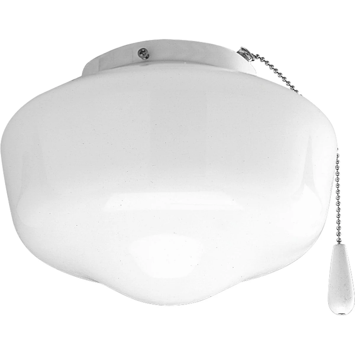 Progress Opal Schoolhouse globe white