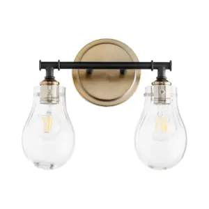 Quorum Modern and Contemporary 2 Light Wall Sconce