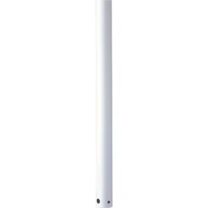 Progress Lighting 12" Matte White Downrod