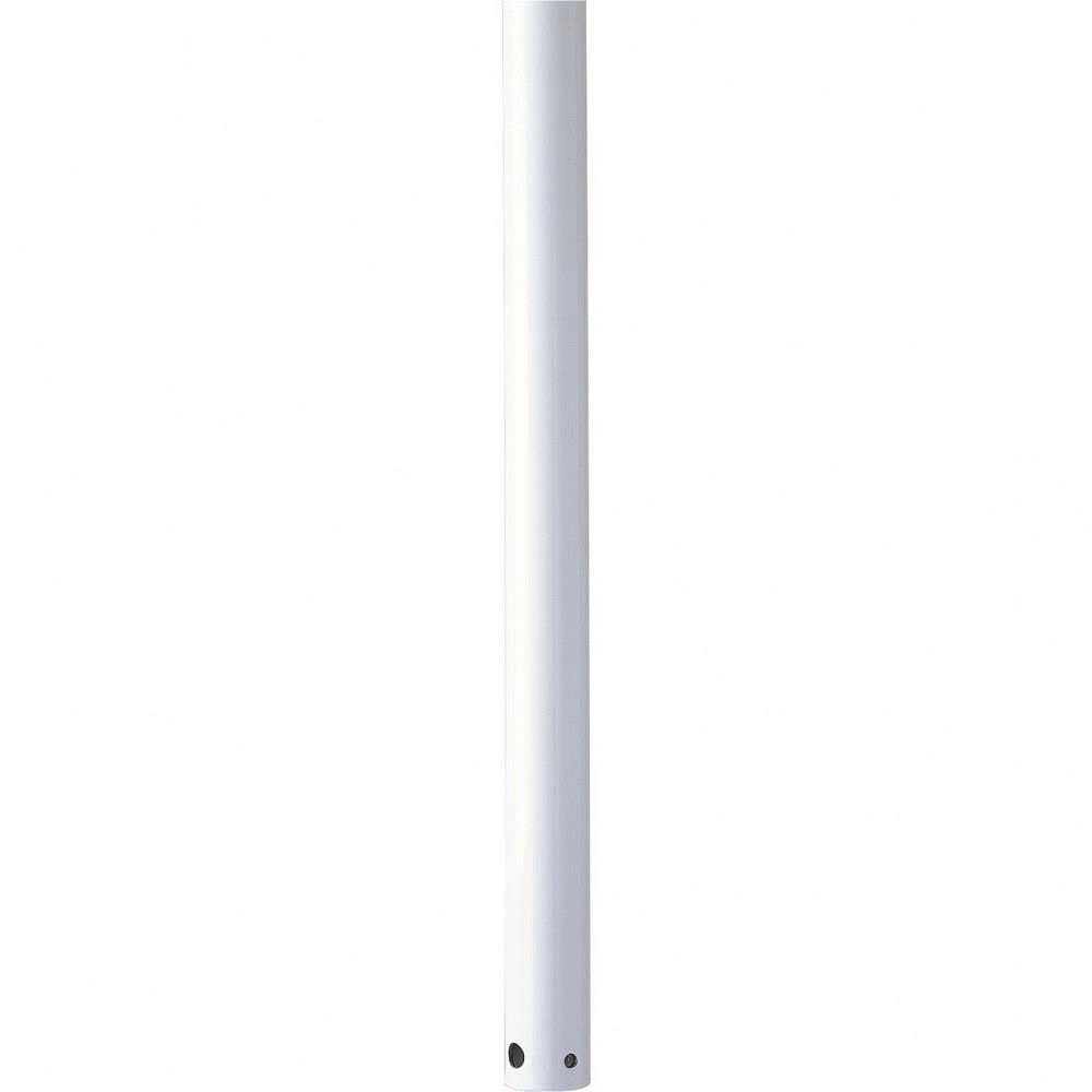 Progress Lighting 12" Matte White Downrod
